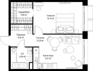 1-к. квартира, 48&nbsp;м²