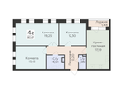4-к. квартира, 80&nbsp;м²