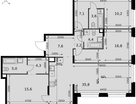 4-к. квартира, 112 м²