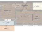 2-к. квартира, 69,9&nbsp;м²