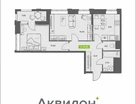2-к. квартира, 51 м²