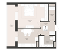 1-к. квартира, 43&nbsp;м²