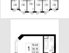 1-к. квартира, 38&nbsp;м²