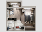 1-к. квартира, 39,2&nbsp;м²