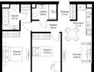 2-к. квартира, 60&nbsp;м²