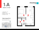 1-к. квартира, 35&nbsp;м²