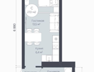 Студия, 27&nbsp;м²