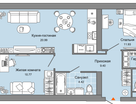 3-к. квартира, 70 м²
