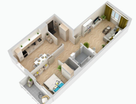 2-к. квартира, 57,8 м²