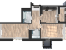 2-к. квартира, 55&nbsp;м²