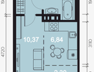 1-к. квартира, 27,9&nbsp;м²