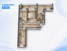 3-к. квартира, 60 м²