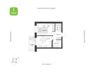 1-к. квартира, 39&nbsp;м²