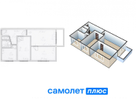 3-к. квартира, 51,1&nbsp;м²