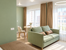 1-к. квартира, 33,8 м²