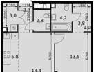 2-к. квартира, 49&nbsp;м²
