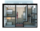 3-к. квартира, 47 м²
