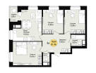 3-к. квартира, 81 м²