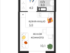 Студия, 22&nbsp;м²
