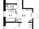 2-к. квартира, 50 м²