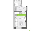 Студия, 21&nbsp;м²