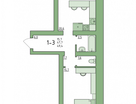 1-к. квартира, 49,4&nbsp;м²