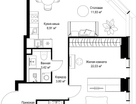 1-к. квартира, 57&nbsp;м²