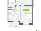 1-к. квартира, 34&nbsp;м²
