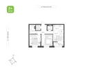 2-к. квартира, 57 м²