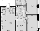 4-к. квартира, 103&nbsp;м²