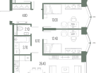 3-к. квартира, 92&nbsp;м²
