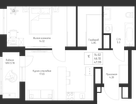 Студия, 47 м²