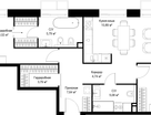 2-к. квартира, 80 м²
