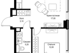 1-к. квартира, 37 м²