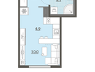 Студия, 22&nbsp;м²