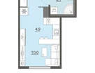 Студия, 22&nbsp;м²