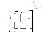 1-к. квартира, 42&nbsp;м²
