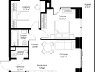2-к. квартира, 66 м²