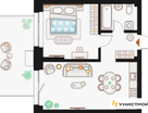 1-к. квартира, 47&nbsp;м²