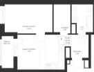 Студия, 47 м²