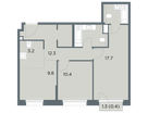 3-к. квартира, 65&nbsp;м²
