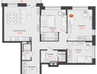 4-к. квартира, 87&nbsp;м²