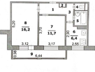 2-к. квартира, 45&nbsp;м²
