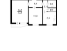 2-к. квартира, 50 м²