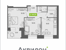 2-к. квартира, 44&nbsp;м²