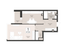 1-к. квартира, 47 м²