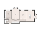 3-к. квартира, 96&nbsp;м²