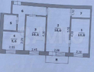 3-к. квартира, 54,3&nbsp;м²