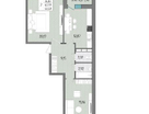2-к. квартира, 64,7&nbsp;м²