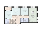 4-к. квартира, 86&nbsp;м²
